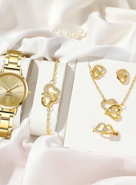 2026年新款女士项链送女朋友情人节礼物礼盒装浪漫永结同心锁骨链