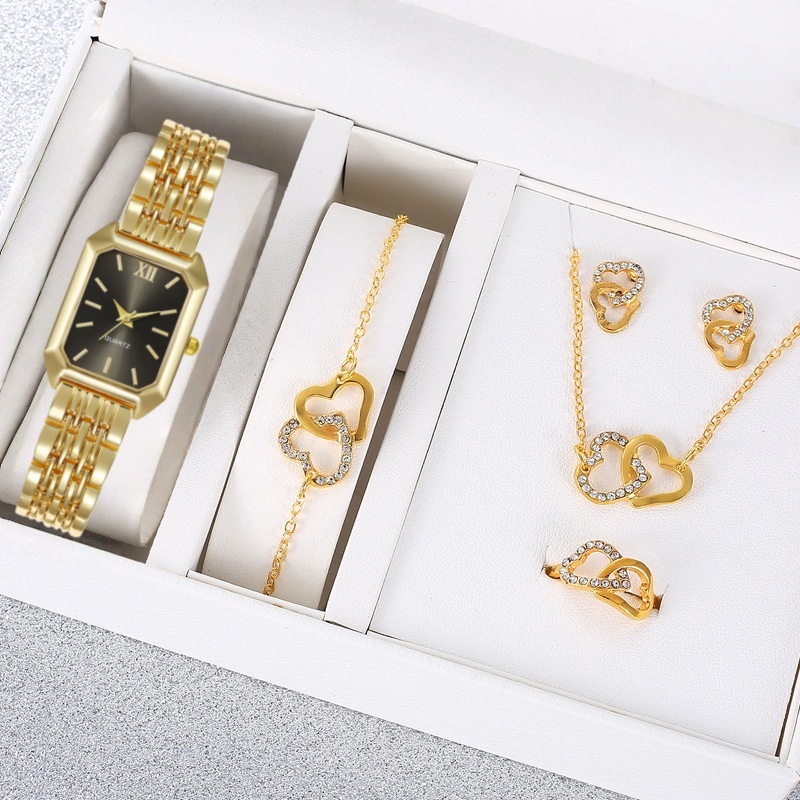 镶钻项链轻奢时尚女士满天星项链礼盒装ins金色锁骨链圣诞节礼物