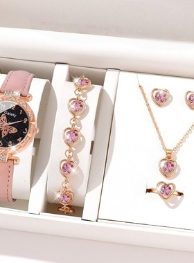 2025夏季新款女款韩版显白不掉色手链轻奢时尚水钻首饰全套礼盒装