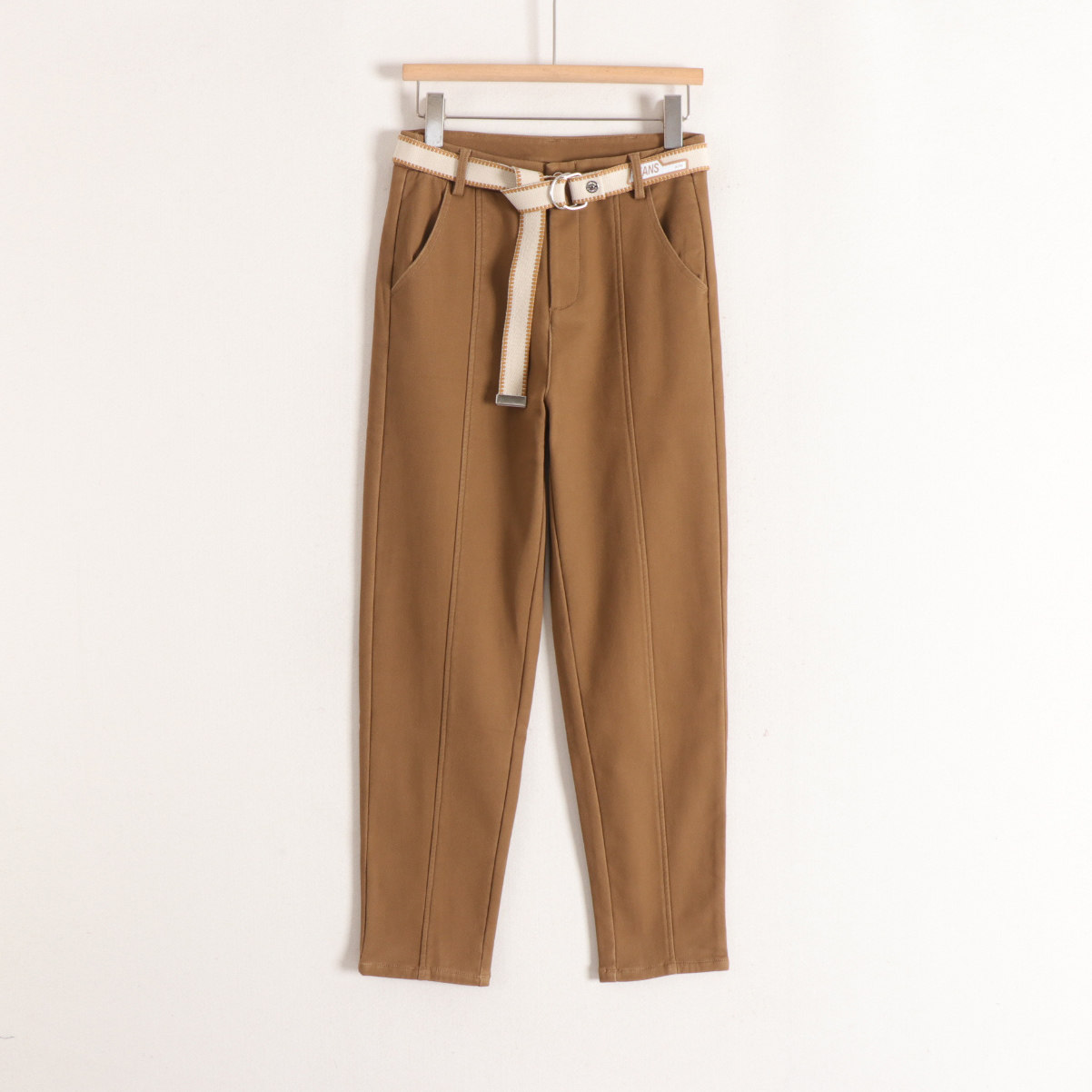 【言】加绒厚实保暖弹力高腰铅笔裤简约百搭长裤女25冬装新款撤柜,女装/女士精品,休闲裤,淘宝优惠券,粉丝福利购,淘宝优惠卷