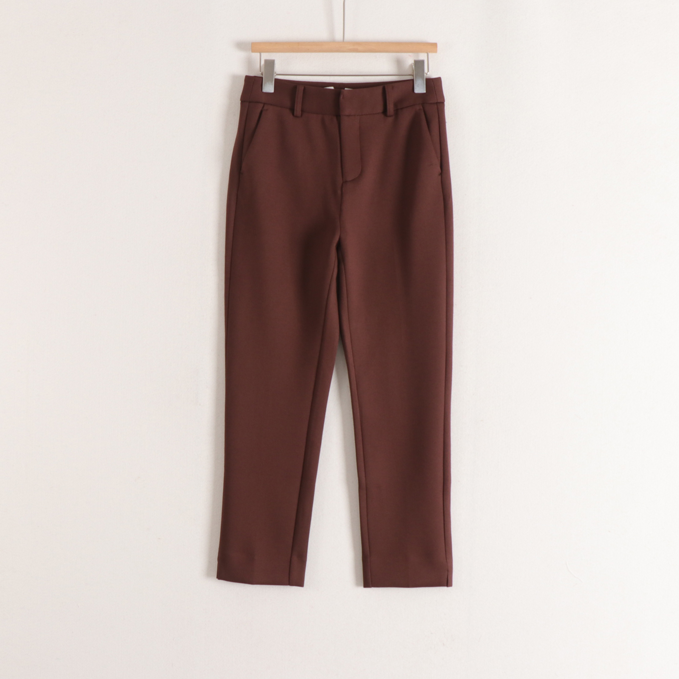 丽系列中腰小脚显瘦柔软舒适简约百搭OL通勤九分女裤25秋冬装新款