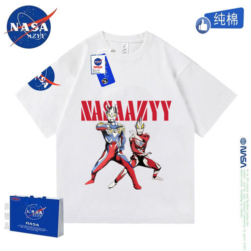 NASAOVER赛罗奥特曼男童短袖T恤