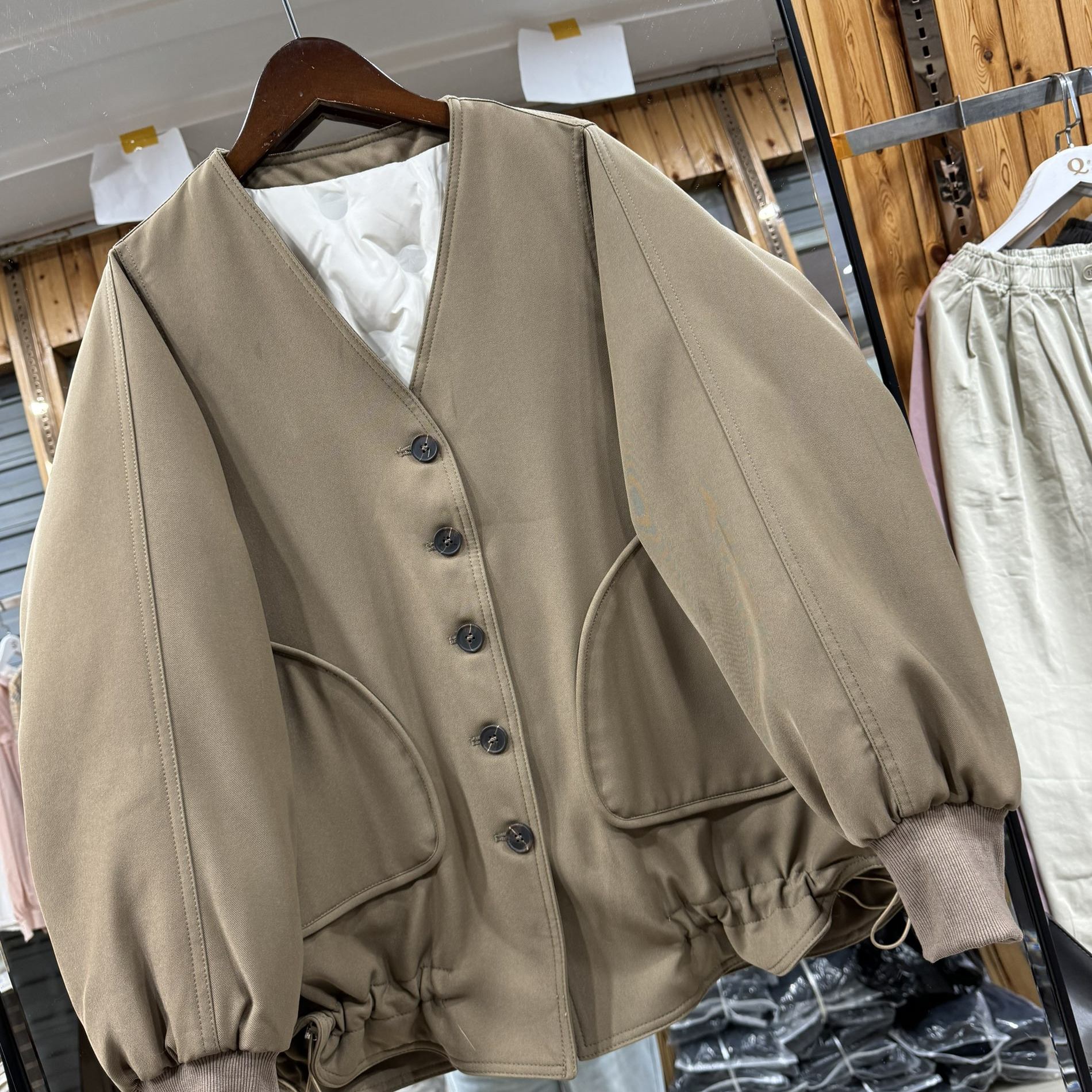 围巾领羽绒服女冬季新款设计感百搭宽松休闲抽绳收腰保暖外套1.01,女装/女士精品,羽绒服,淘宝优惠券,粉丝福利购,淘宝优惠卷