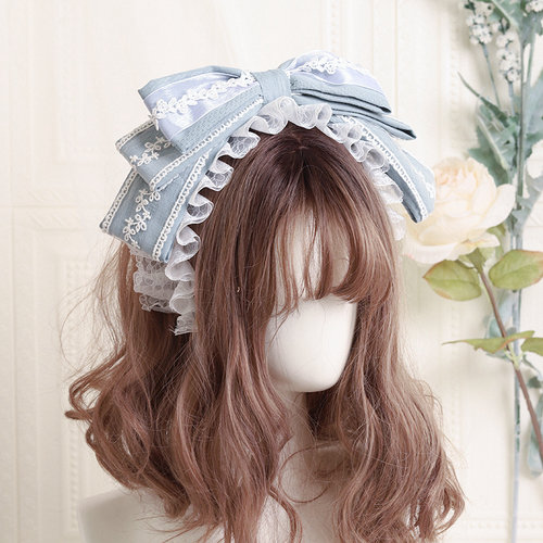lolita头饰发卡发箍女布艺仙女