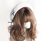 文艺复古百搭jk蓓蕾帽日常原创设计时尚 贝雷帽女夏季 薄款 帽子女