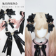 蕾系量产型蝴蝶结发夹女双马尾对夹少女心日系原创手作甜酷风发夹