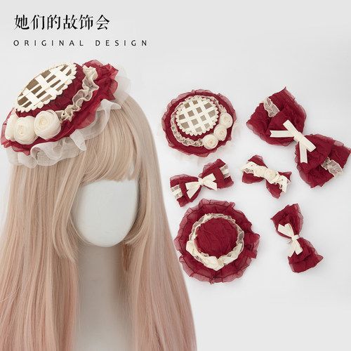 里雾苹果糖手作小物诗之春Lolita
