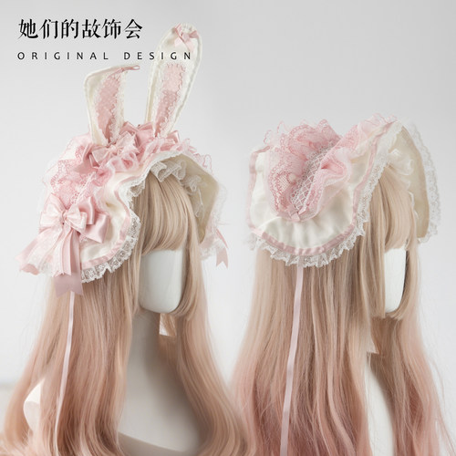 Lolita原创sp蝴蝶结小兔手作小物