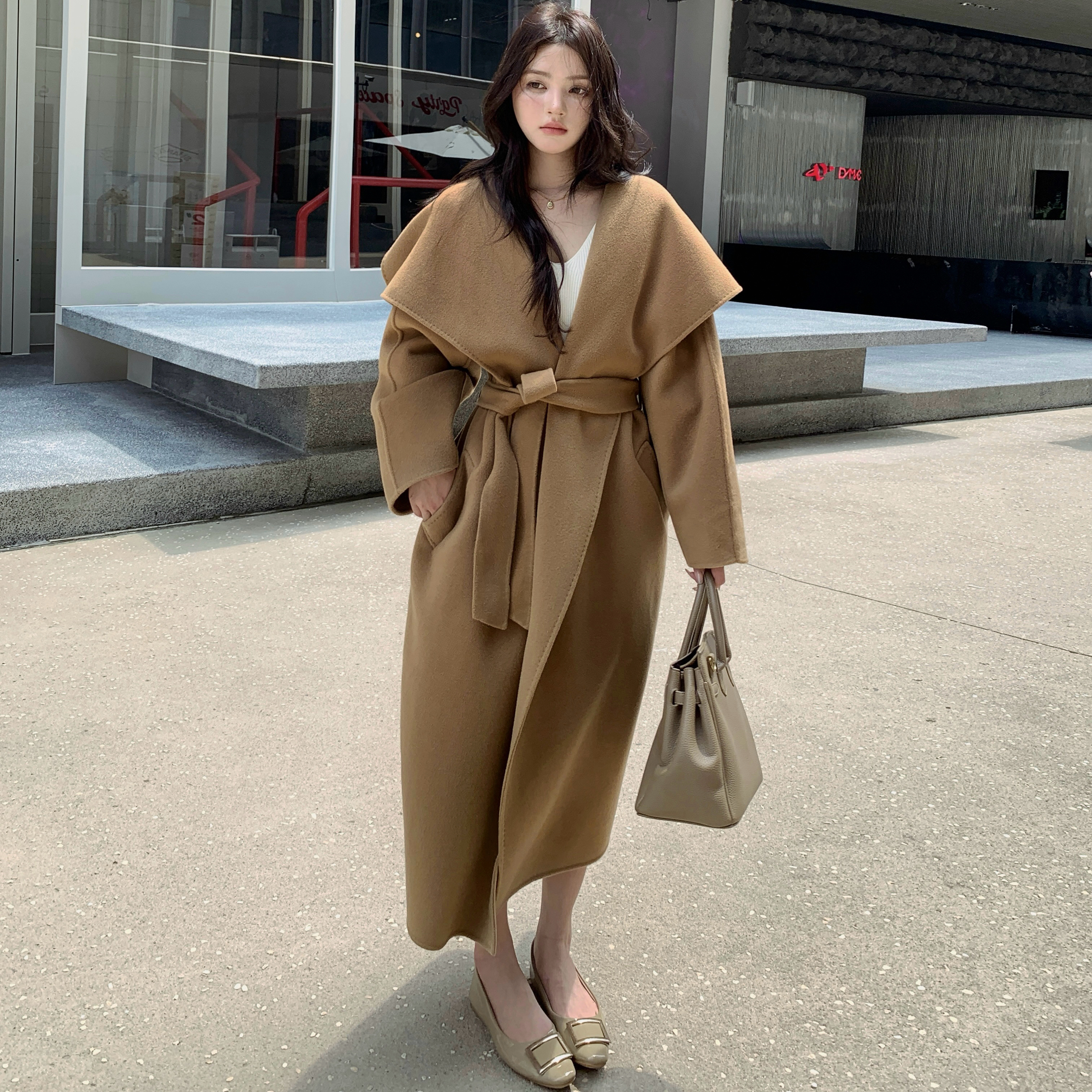 M*xM*X经典翻领羊毛大衣