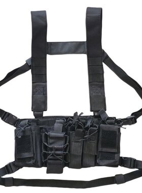 暗区突围无甲弹挂FA便携型胸挂D3儿童战术背心作战马甲特种兵装备