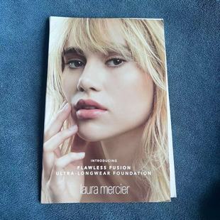 现货Laura Mercier 哑光高遮暇 粉底液4色试色卡+无油妆前乳小样