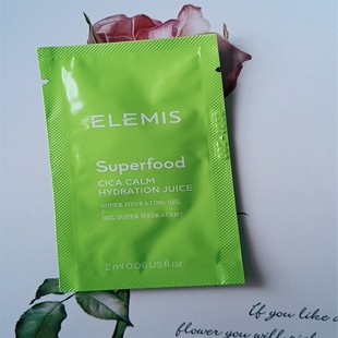 现货 满百包邮美国礼品包ELEMIS SUPERFOOD CICA 面部保湿霜2ml