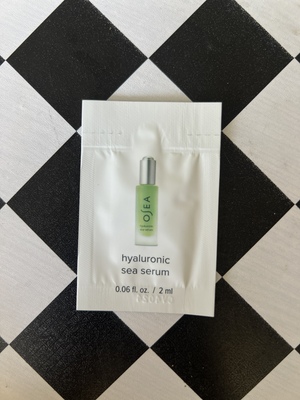 海淘OSEA Hyaluronic Sea Serum玻尿酸海藻保湿有机精华素2ml小样