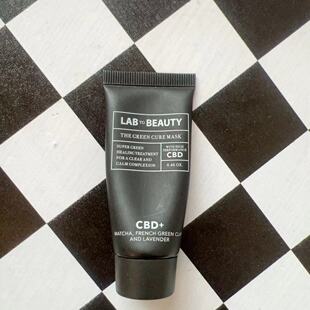 现货lab to beauty 小众有机 CB*D+THE GREEN CURE mask 面膜 13g