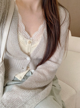 城南边儿9.19好搭配~收腰系扣马海毛针织上衣秋季基础款小毛衣