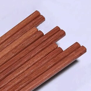 好管家坤甸木筷子木筷子铁木筷子结实耐用光滑木筷子10双家庭装