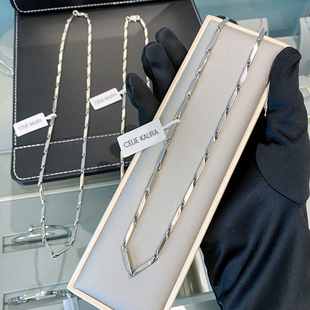 CELIE 吴彦祖男神同款 菱形节项链情侣款 锁骨链 KALIRA狂飙高启强