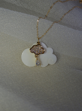 原创设计风项链锆石吊坠新品