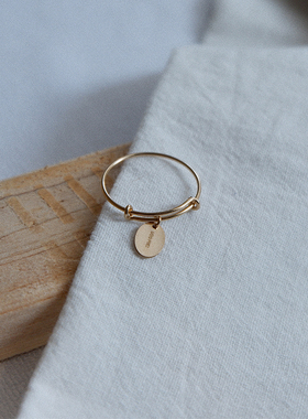 UNELGE女包金极简戒指