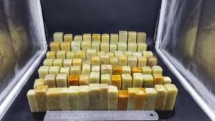 1.5-2.5印面 青田石 封门青 竹叶青 富贵黄 金石篆刻 练习批量