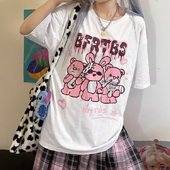 實拍2021新款夏季韓版短袖白色上衣裝寬鬆網紅