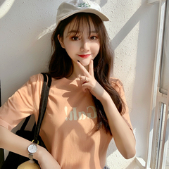 Real photo of 2021 Summer Short Sleeve T-Shirt women's print
