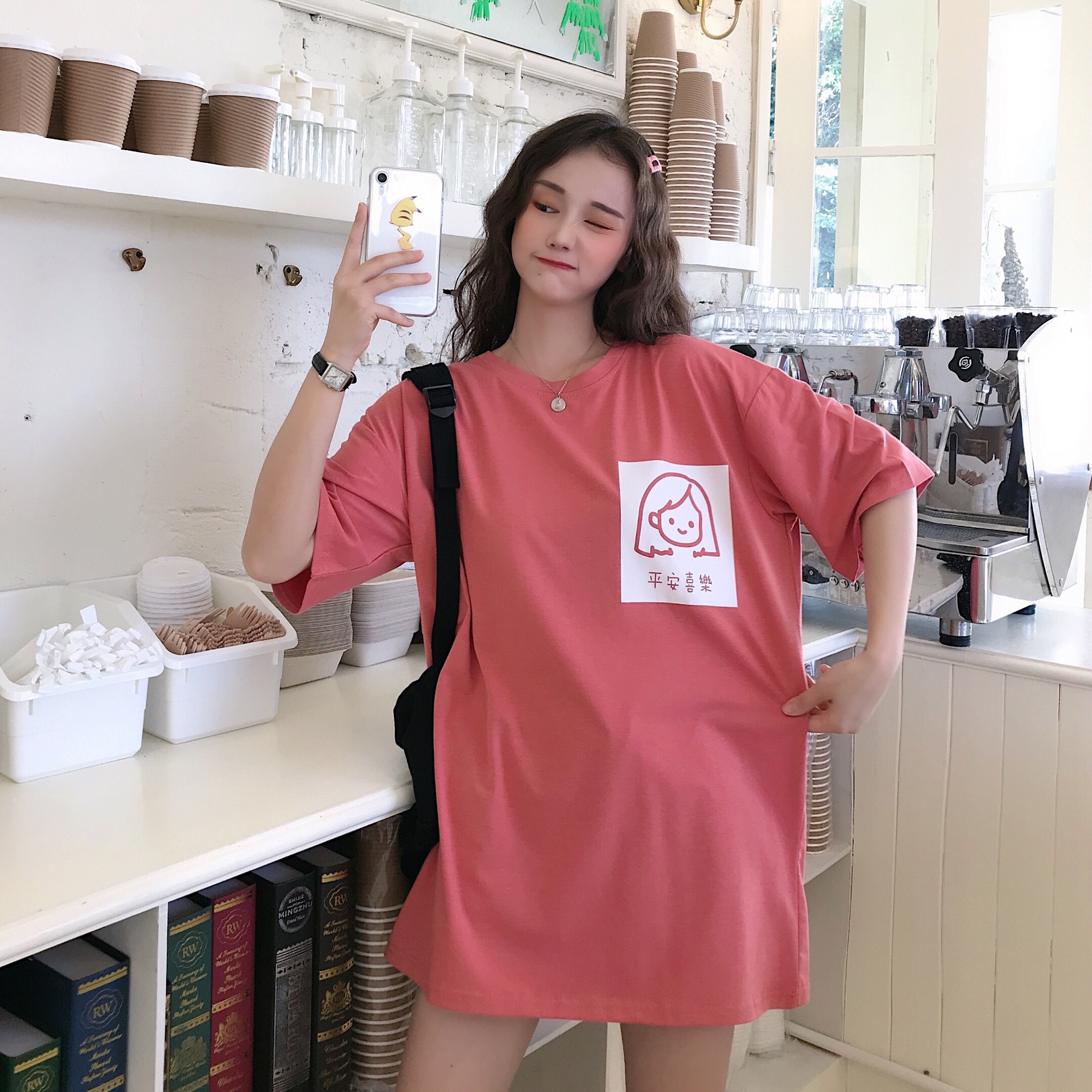 Cartoon short sleeve T-shirt