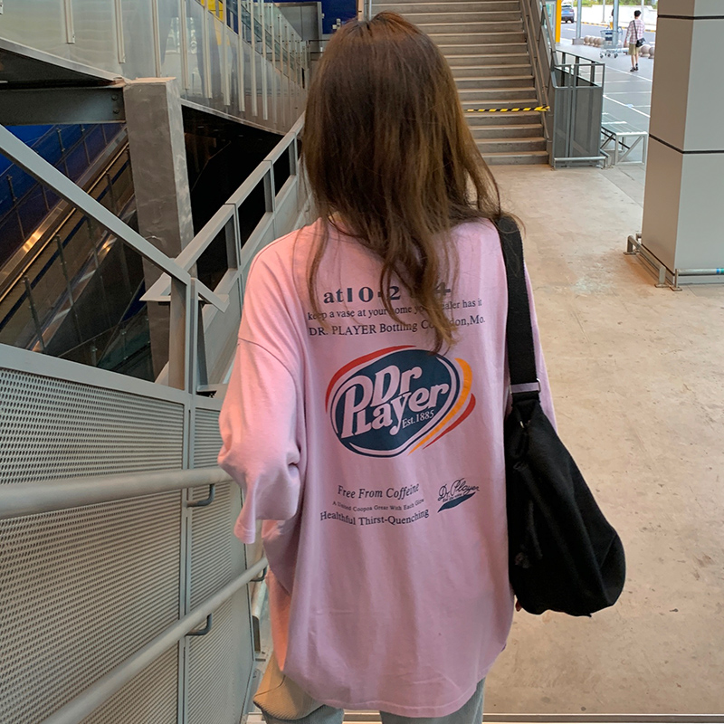 New relaxed Hong Kong Style Short Sleeve T-Shirt