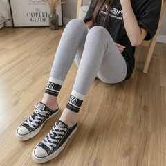 Real shot Plush Leggings women's tight, high waisted, slim, elastic sports little feet pencil pants