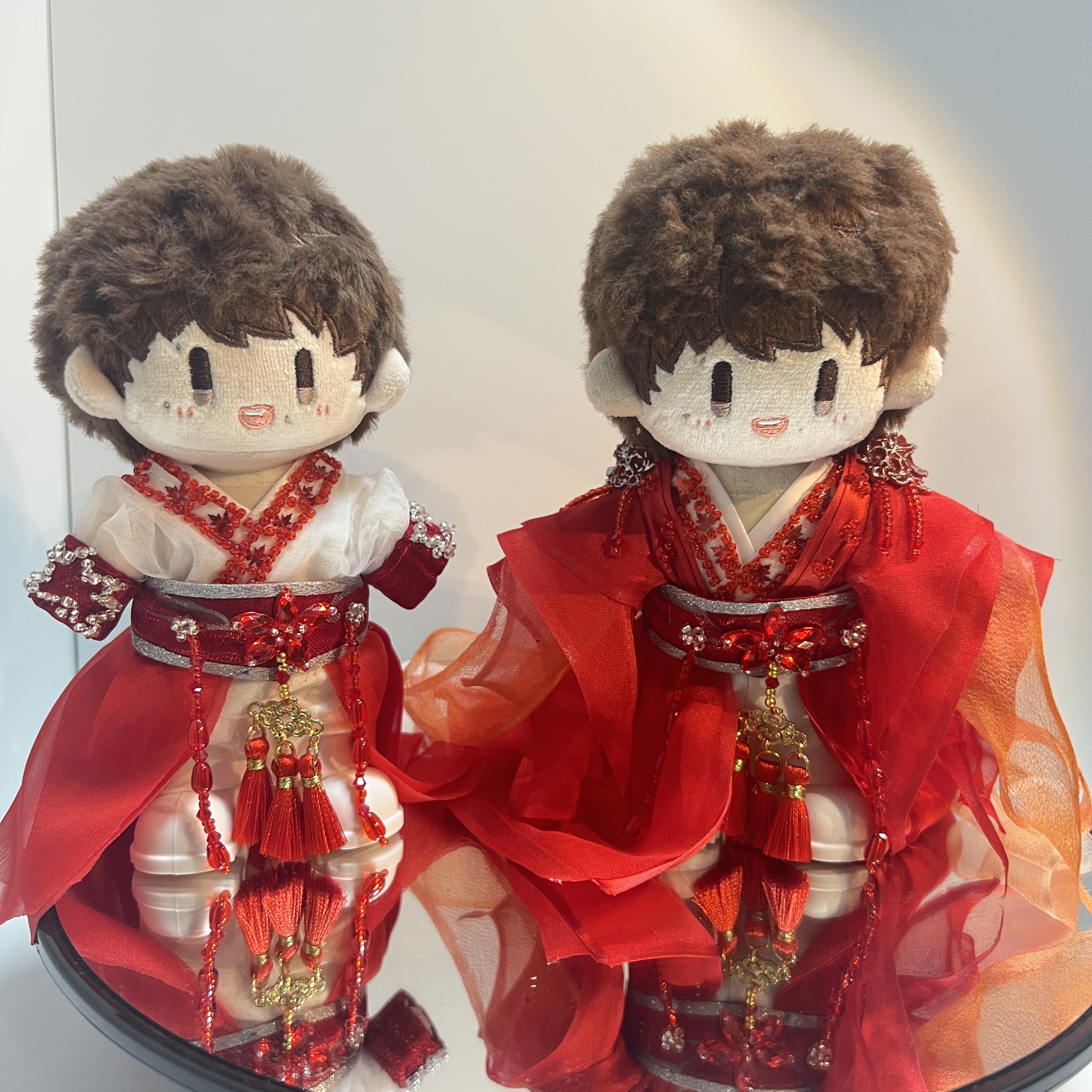 周深济南演唱会锦鲤婚服同款周可可娃衣纯手工棉花娃娃