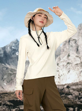 服商场同款乔丹女长袖T恤衫2025秋新款运动休闲上衣QDFTL2254447