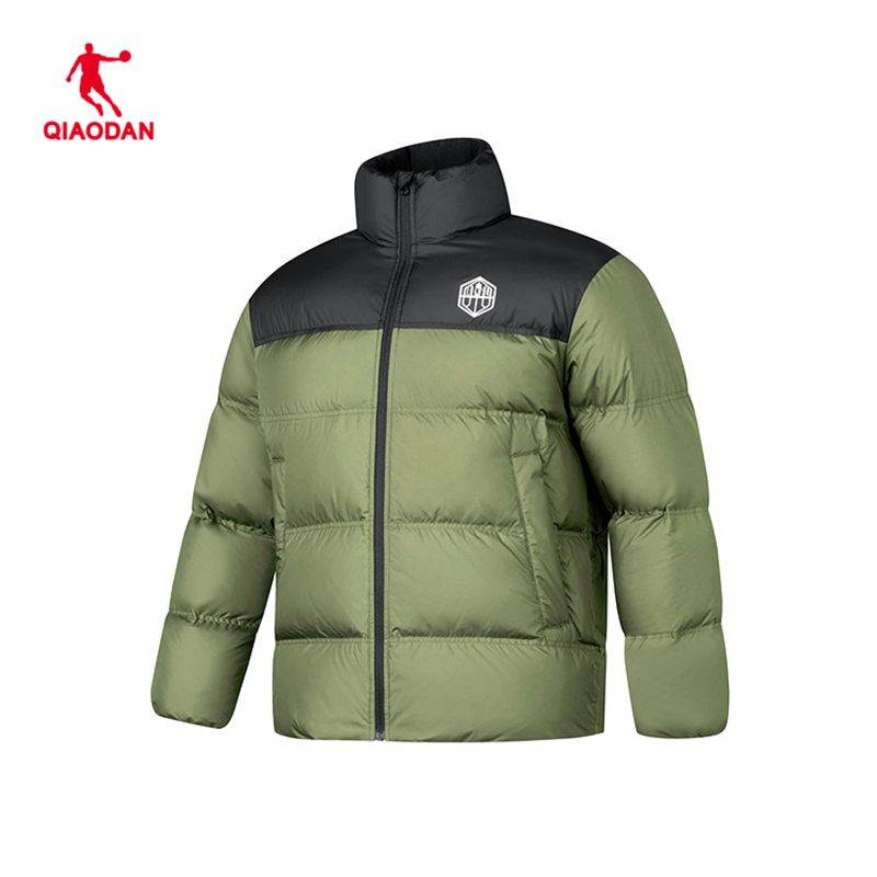 鸭绒运动保暖立领羽绒服外套