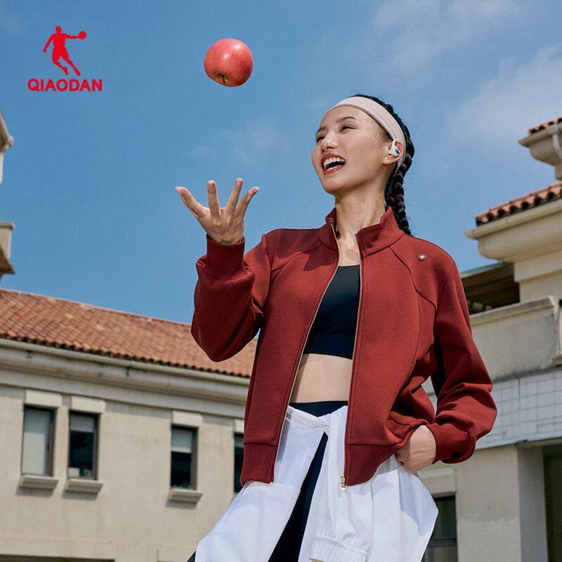 乔丹针织开衫女士2026春季新款户外综训运动卫衣外套QDEWD2261133