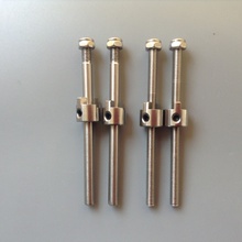 不锈钢联轴器 水管船 拉网船 5mm传动轴 电机加长轴 螺旋桨安装轴