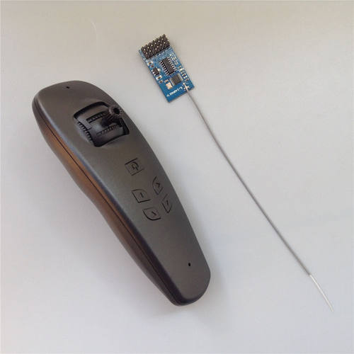 黑色6通道打窝船2.4g单电机转弯