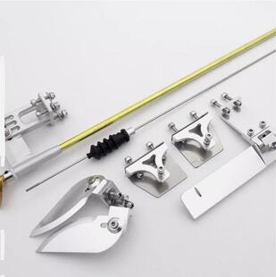 4mm软轴轴 轴支架 舵 螺旋桨 方向舵 压水板 水刀 遥控船 电船