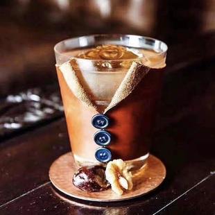 创意西装 饰皮革保护套杯子杯饰 杯套水杯隔热套防烫防滑套咖啡杯装