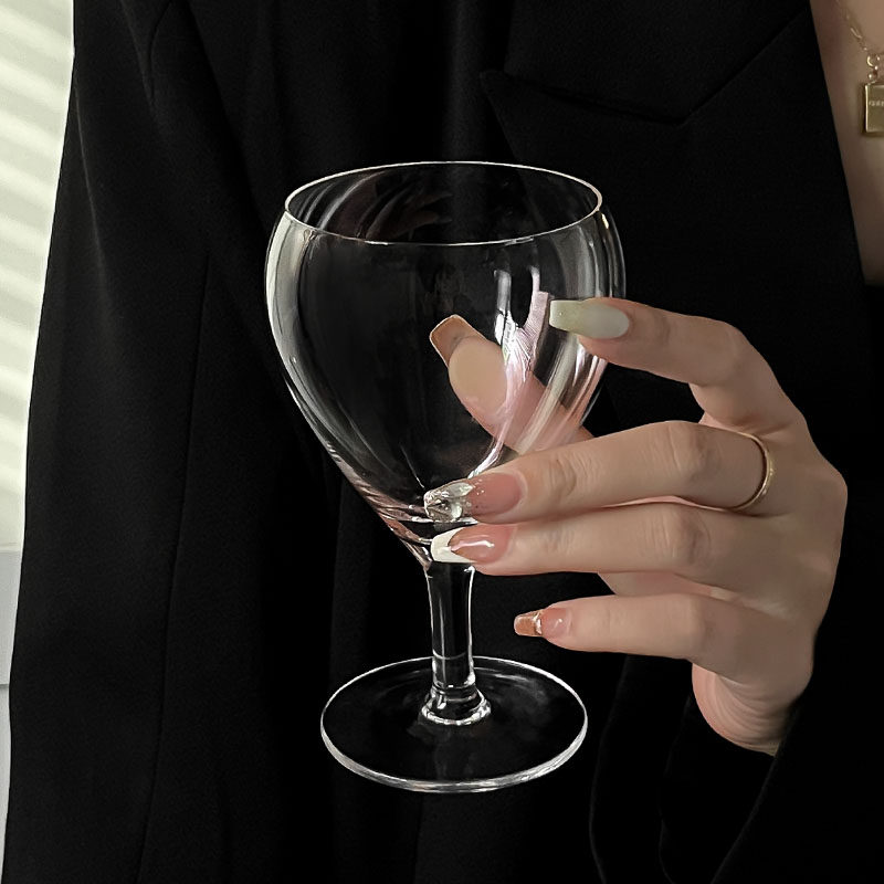 水滴形状鸡尾酒杯葡萄酒杯高脚杯