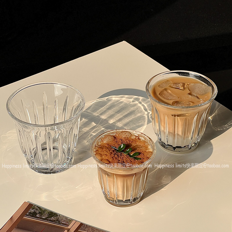 简约复古Dirty咖啡杯玻璃澳白杯