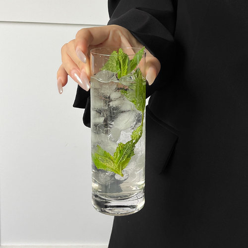 日式木村酒杯海波杯水晶柯林杯