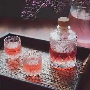 创意冷萃咖啡瓶饮料玻璃瓶密封小号酒瓶果酒分装 空瓶子泡酒罐容器