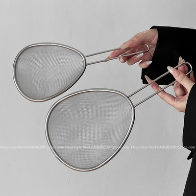 简约不锈钢漏勺过滤网捞面过滤