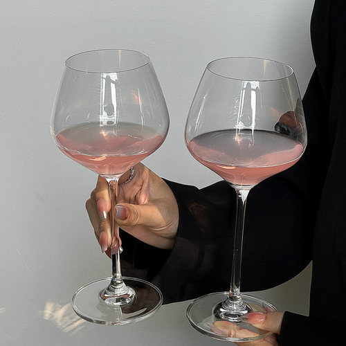 手工制作大肚子勃艮第酒杯