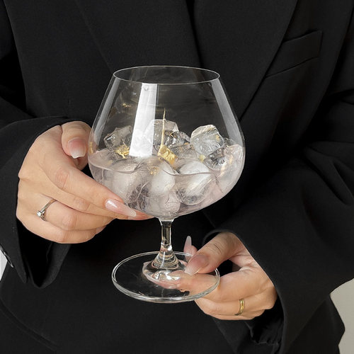 大苹果矮脚杯白兰地洋酒杯红酒葡萄酒玻璃杯香槟威士忌酒杯大肚杯