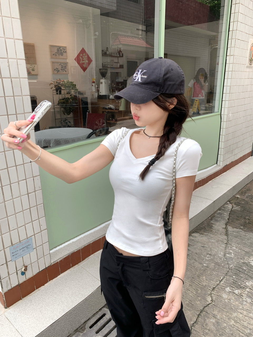 修身不漏腰正肩显瘦上衣