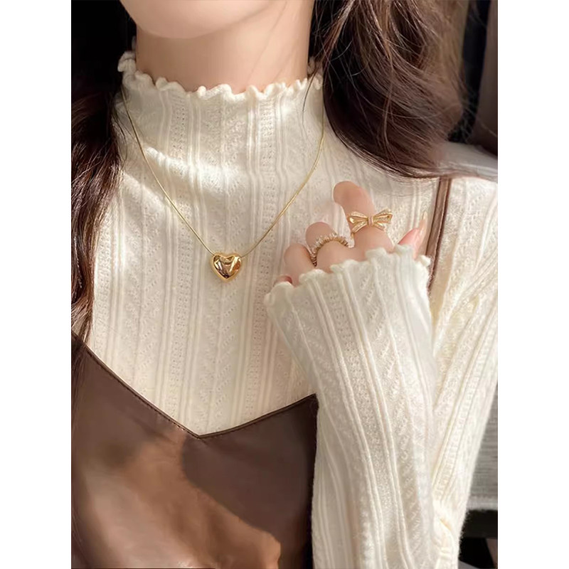 木耳边单件针织当天发货送运费险