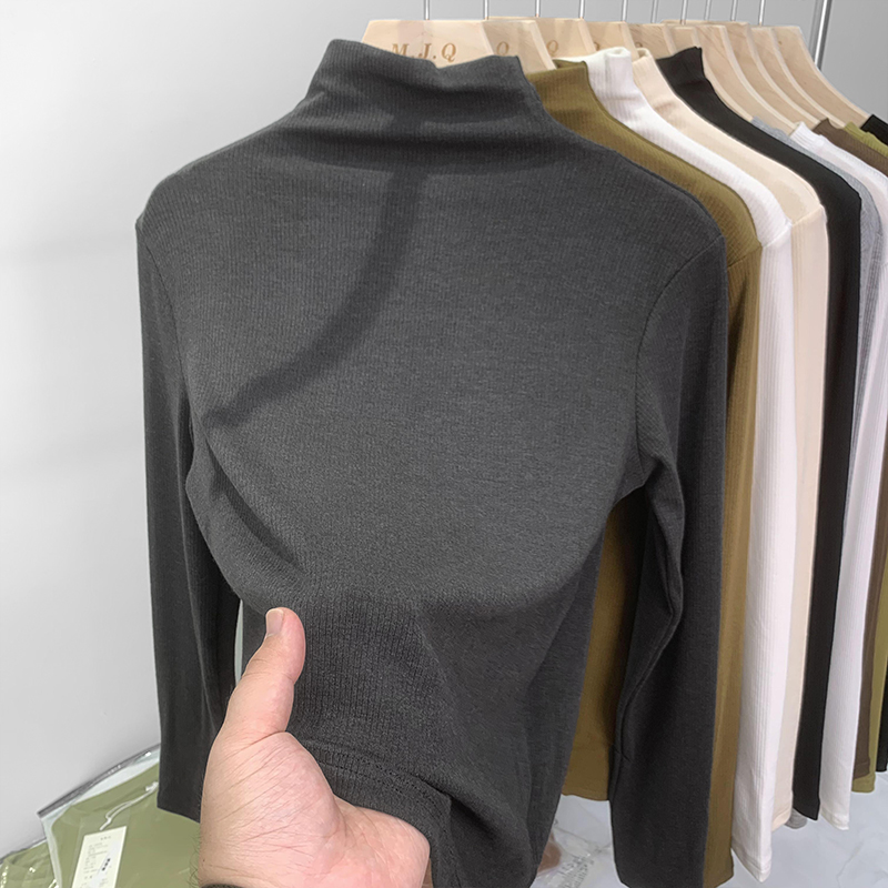 长袖薄绒螺纹女送运费险