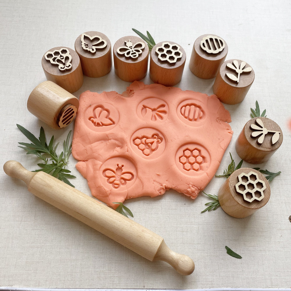 木质印章儿童益智创意早教DIY