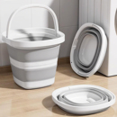 户外折叠水桶便携式 家用出差旅行手提大小号塑料桶车载赶海钓鱼桶