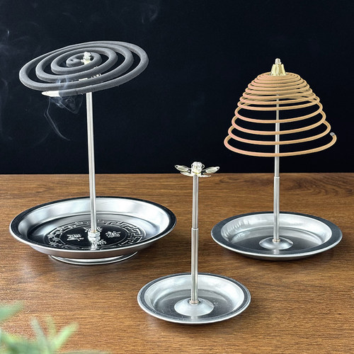 不锈钢盘香架蚊香支架托盘